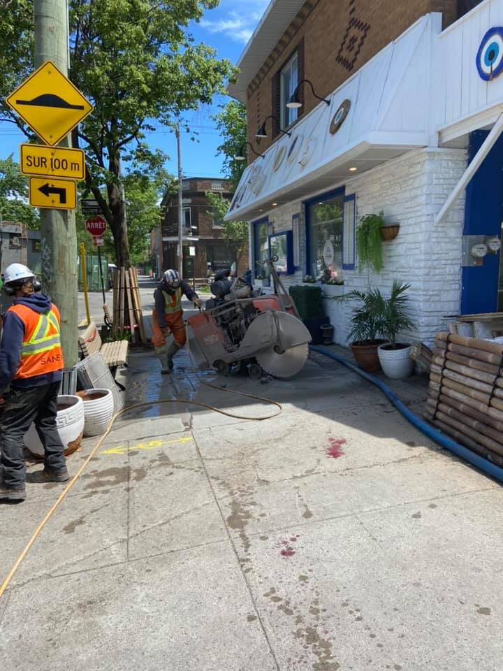 Workers in Little Italy